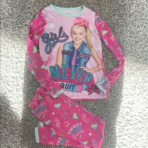 JoJo Siwa Pink and Blue Pajama Set for Kids